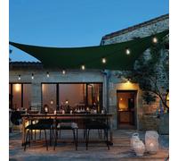 Linxor - Voile d'ombrage rectangulaire pour terrasse, Jardin, Toile imperméable et résistant UV - Plusieurs Tailles et Coloris