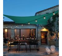 Linxor - Voile d'ombrage rectangulaire pour terrasse, Jardin, Toile imperméable et résistant UV - Plusieurs Tailles et Coloris