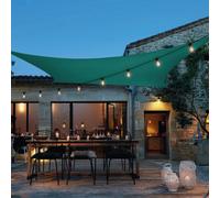 Linxor - Voile d'ombrage rectangulaire pour terrasse, Jardin, Toile imperméable et résistant UV - Plusieurs Tailles et Coloris