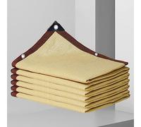 Voile Ombrage Rectangulaire Filet Ombrage dans Jardin Anti-UV Toile Ombrage 5x3 Filet D'intimité pour Patio Extérieure Protection Automobiles Serre Jardin,beige-3x6m