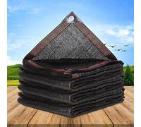Voile Ombrage Rectangulaire Impermeable Toile Ombrage Rectangulaire 5x3 Filet D'Ombrage ExtéRieur Respirant Auvent De Voile D'Ombrage Noir,3x3m