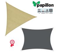 Voile Ombrée Toile Ombrée Rideau de Soleil Triangulaire Carré Papillon