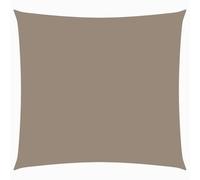 Voile Parasol Tissu Oxford Carre 6x6 m Taupe | Protege du soleil et pluie, Facile a assembler, Fixations acier inoxydable, Pour jardin terrasse balcon