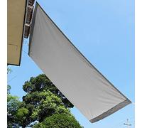 Voile Pare-Soleil Rectangle Imperméable à l'eau Patio Sun Chalkboard Windproof with Free Rope Perfect for The Outdoor Lawn Garden