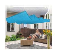 Voile rétractable, Toile de Toit - Pergola - Ombre - PEHD - Perméable à l'eau - Protection Solaire - Tente avec kit de Montage,Conçu for Les espaces extérieurs(W2*L8m/W6.56*L26.25ft)