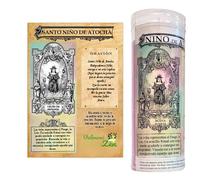 Voile Saint Enfant d'Atocha Eleggua Bonne Chance Bougie Rituel Miracles Aide