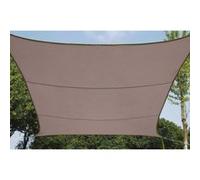 Voile Solaire - Carré - 5 X 5 M - Couleur: Gris Taupe Provence Outillage Gss4500Ta Gris G