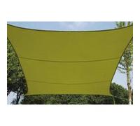 Perel Tools Voile solaire carrée 5 x 5 m Vert lime