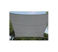 Voile solaire - PEREL - carré 5x5m - Retient 90% des rayons UV nocifs