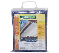 Voile Solaire Windhager pour la Technique de Tension des câbles, Bleu uni 270 x 140 cm