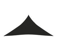 Voile toile d'ombrage parasol 160 g/m² 5 x 6 x 6 m PEHD noir Helloshop26 02_000