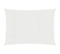Voile toile d ombrage parasol 160 g/m² blanc 3,5 x 4,5 m PEHD