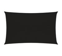 Voile toile d'ombrage parasol 160 g/m² PEHD 2 x 4,5 m noir Helloshop26 02_00091