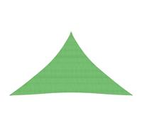 Voile toile d'ombrage parasol 160 g/m² PEHD 3 x 3 x 4,2 m vert clair Helloshop2