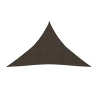 Voile toile d'ombrage parasol 160 g/m² PEHD 5 x 5 x 6 m marron Helloshop26 02_0