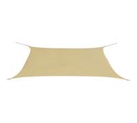 Voile Toile D'ombrage Parasol En Tissu Oxford Rectangulaire 4 X 6 M Beige Helloshop26 02_0008666 Multicolore