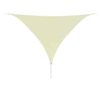 Voile toile d'ombrage parasol en tissu oxford triangulaire 3,6 x 3,6 x 3,6 m cr