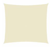 Voile toile d'ombrage parasol parasol tissu oxford rectangulaire 3 x 4 m crème