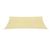 Voile toile d'ombrage parasol PEHD carré 2 x 2 m beige 02_0009450
