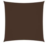 Voile toile d'ombrage parasol tissu oxford carré 3 x 3 m marron Helloshop26 02_