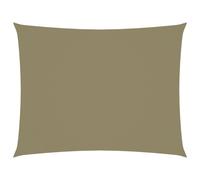 Voile Toile D'ombrage Parasol Tissu Oxford Rectangulaire 2,5 X 4 M Beige Helloshop26 02_0009564 Multicolore