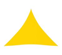 Voile Toile D'ombrage Parasol Tissu Oxford Triangulaire 4,5 X 4,5 X 4,5 M Jaune Helloshop26 02_0009856 Multicolore