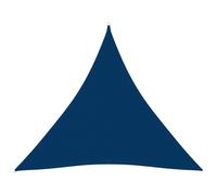 Helloshop26 Voile Toile d'ombrage Parasol Tissu Oxford Triangulaire 6 x 6 x 6 m Bleu 02_0009947