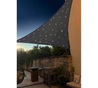 Voile triangulaire 3 m avec 75 leds