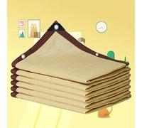 Voiles d Ombrage Filet d'ombrage Serre Toile d'ombrage Ajourée Voile d'ombrage 4x2 Bâche D'ombrage Respirante avec Œillet, Respirant Cour Patio Serre Plante,beige-4x4m