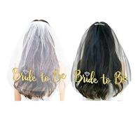 Voiles de mariage courts en tulle, voile de célibataire pour mariée,Voile de mariée Voile de mariage pour enterrement de vie de jeune fille - Voile de mariée chic pour enterrement de vie de