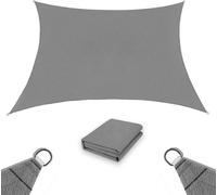 Voiles d'ombrage et de soleil 4x3M PROTECTION UV Gris Ombrage