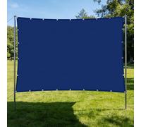 Voiles d'ombrage Imperméable 140 x 340 cm Toile Imperméable Rectangulaire Voile d'ombrage Antidéchirure pour Patio Jardin, Terrasse, Extérieur, Balcon, Bleu Foncé