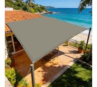 Voiles d'ombrage Imperméable 220 x 240 cm Imperméableanti Bache Ombrages Exterieur Antidéchirure Pourjardin, Terrasse, Balcon, Extérieur, Taupe