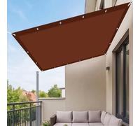 Voiles d'ombrage Imperméable 230 x 440 cm Multi Couleur et Taille Voile d'ombrage Étanche Protection UV pour Terrasse/Clôture/Chenil/Camping/Piscine, Rouge Rouille