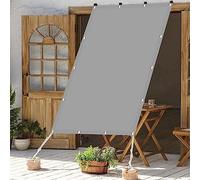 Voiles d'ombrage pour Patio 1.8 x 4 m,Protection Coupe Vent Abat Jour RéSistante, Voile d'ombrage avec Cordes,Brise Vue pour Balcon, pour Jardin terrasse Camping, Gris Clair
