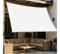Voiles D'ombrage pour Patio avec Oeillets 0.85x8m Toile ombrage 95% Filet D'ombrage Extérieur, Protection pour Patio Jardin Terrasse Extérieur Balcon