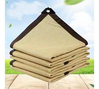 Voiles d'ombrage pour Patio Filet d' ombrage Extérieur Voile d'ombrage Etanche Filet Oiseaux Voile d' ombrage Jardin Balcon/Garage/Ferme/Voitures/Pergola,beige-4x5m