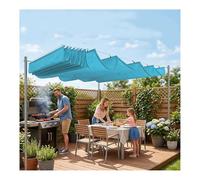 Voiles d'ombrage Rétractable, Protection UV, Installation Facile, résistant aux intempéries et déchirures,Kit d'installation Inclus, pour Les espaces extérieurs(W1.8*L18m/W5.90*L59.05ft)