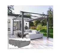 Voiles d'ombrage rétractables, store enrouleur coulissant en forme de U avec kit de montage, facile à installer for la couverture de pergola, auvent de maison en verre ( Size : W0.7*L3m/W2.29*L9.84ft