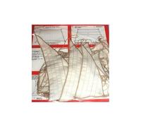 Voiles en coton pour modèle Cutty Sark, Kit d'accessoires Mantua Model, Art. 34008 échelle1:78