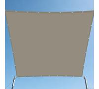 Voiles Ombrages 1.7 x 3.8 m Cordon de Montage Inclus Toiles D'Ombrages avec Oeillets et Cordons pour Jardin Terrasse Extérieur Patio Piscine Balcon, Taupe
