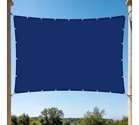 Voiles Ombrages 2.8 x 2.8 m Polyester Antidéchirure UV Protection Voiles d'ombrage Respirant pour Jardin Terrasse Extérieur Patio Piscine Balcon, Bleu Foncé