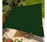 Voiles Ombrages Rectangulaire 1.5 x 1.8 m D'Ombrages UV Protection Toile Ombrage Imperméable Respirant pour Patio Balcon Jardin Terrasse Extérieur, Vert Foncé