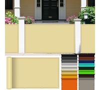 Voiles Ombrages Rectangulaire 1.6 x 2.5 m Imperméable Filet Protection Solaire Serre Jardin, Pelouse, Patio, Piscine Protection Solaire avec Oeillets et Cordons, Jaune Sable