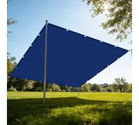 Voiles Ombrages Rectangulaire 100 x 340 cm D'Ombrages UV Protection Toile Solaire Voile Respirant pour Jardin Terrasse Extérieur Patio Piscine Balcon, Bleu Foncé