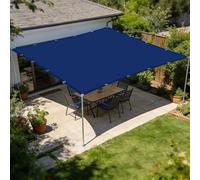 Voiles Ombrages Rectangulaire 100 x 340 cm Plusieurs Tailles et Coloris Bâche Dombrages Contre Le Vent pour en Plein Air, Jardin Terrasse, Bleu Foncé
