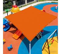 Voiles Ombrages Rectangulaire 100 x 400 cm Plusieurs Tailles et Coloris Imperméable Toile Ombrage Contre Le Vent pour Patio Balcon Jardin Terrasse Extérieur, Orange