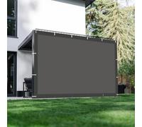 Voiles Ombrages Rectangulaire 110 x 180 cm avec Oeillets et Cordons Voile d'ombrage Toile Rectangulaire Imperméable Protection UV pour Jardin/Terrasse/Balcon/Extérieur, Gris Foncé