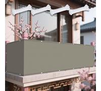 Voiles Ombrages Rectangulaire 126 x 360 cm Résistant 98% Protection Rayons UV Toile Parasol de Potager avec Cordons pour Extérieur Jardin Terrass Balcon, Taupe