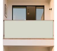 Voiles Ombrages Rectangulaire 128 x 260 cm Anti UV Contre Le Vent Rayons Toile d'ombrage Extérieur avec Oeillets et Cordons pour La Couverture Végétale Serre Pergola, Blanc cassé